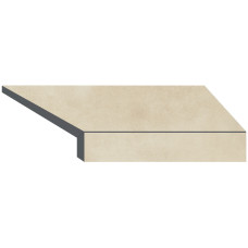 Угловой Г-образный элемент Aquaviva Patio Beige, 600x345x50(20) мм (правый/45°)