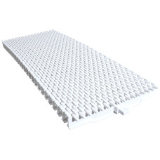 Переливная решетка Aquaviva Grift с центральным соединением 195x25 мм.