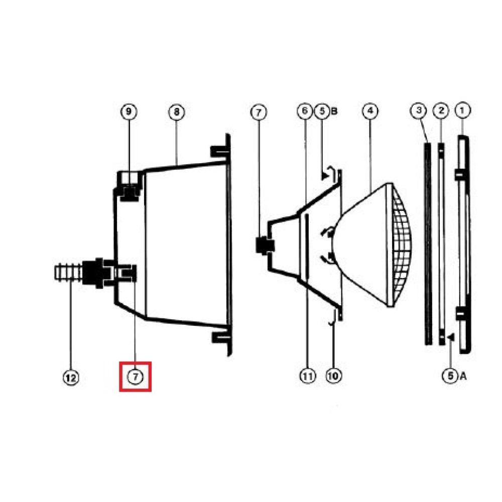 Заглушка ниши прожектора Hayward серии Desing PRX20021