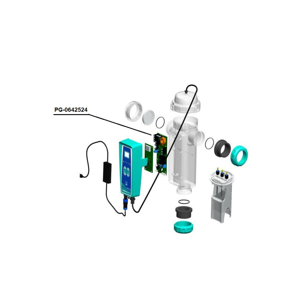 Основная плата управления для электролизной установки Puritron 10/20/30 PG-0642524