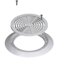 Крышка (решетка) для круглого донного слива с фланцем PG-04143C