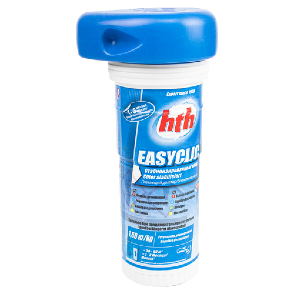Поплавок hth EASYCLIC 1.66кг обеспечивает полный уход за бассейном K801900H9.