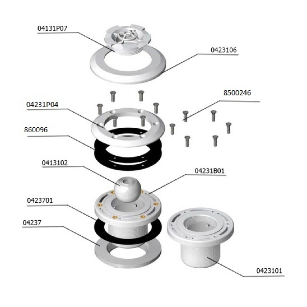 Винты из нержавеющей стали M5X15 для боковой форсунки PG-8500246