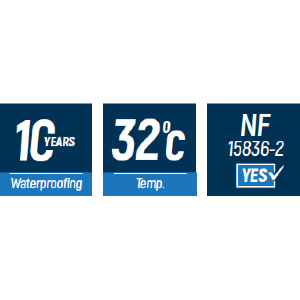 Озерная мембрана Natural Pools, Eco green 7219 зеленая, армированная 1.5 мм, 1.65мх25м 318157219001