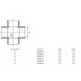 Хрестовина d = 75мм, PN16, Pimtas 506000752