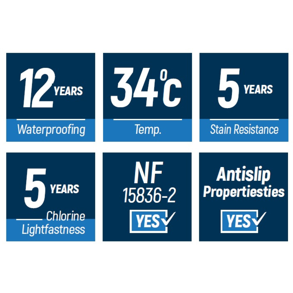 Мембрана MATRIX DUNE бежевая мозаика, 1.65м армированная с лаковым покрытием 647820001