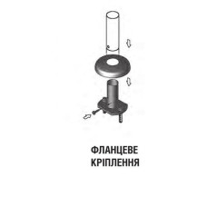 Адаптер для лестницы фланцевый, 304 DE, Модель 66 663322