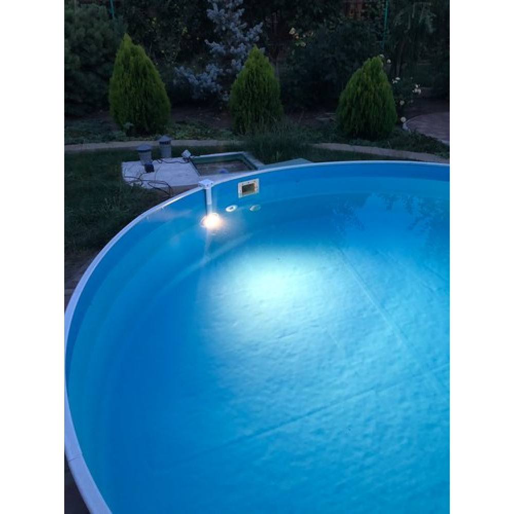 Навесной прожектор для каркасных бассейнов, LED 10Вт, 12В, с трансформатором, 720лм, 120° PG-0511612