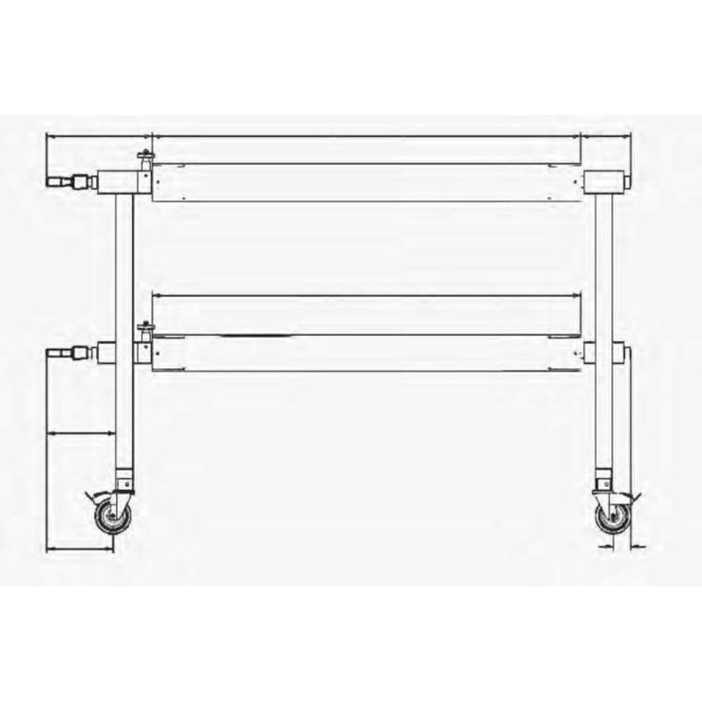 Скатывающее устройство Neptune max 16х25м (Франция), Нептун, 2 вала, для теплосберегающего покрытия V-ENCA02302