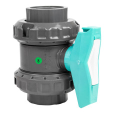 Шариковый кран 75 мм. Подключение 2 1/2"х2 1/2" внутрь/внутрь, PN16, Fitvalf 131117LT