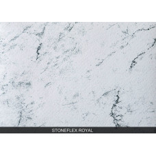 Мембрана StoneFlex бело-черная Royal, 1.65м армированная с лаковым покрытием 327074334002