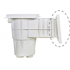 Скиммер LUX широк для композитных бассейнов, с латунными вставками PG-04222BFWINC