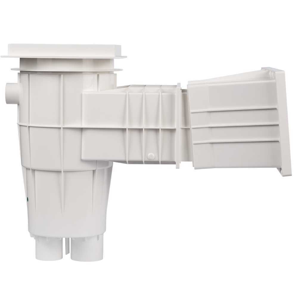 Скиммер LUX широк для композитных бассейнов, с латунными вставками PG-04222BFWINC