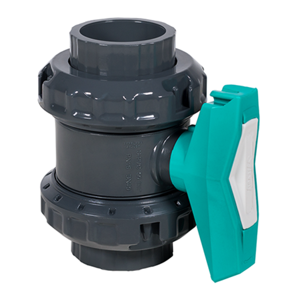 Шариковый кран 75 мм, (клеевое соединение), PN16, Fitvalf 131117L
