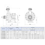 Насос PG PUMPEX-JET 19-21м3/ч 380В, 2,55А, 1.71кВт для водопада или массажных устройств PG-0111PXJ150T