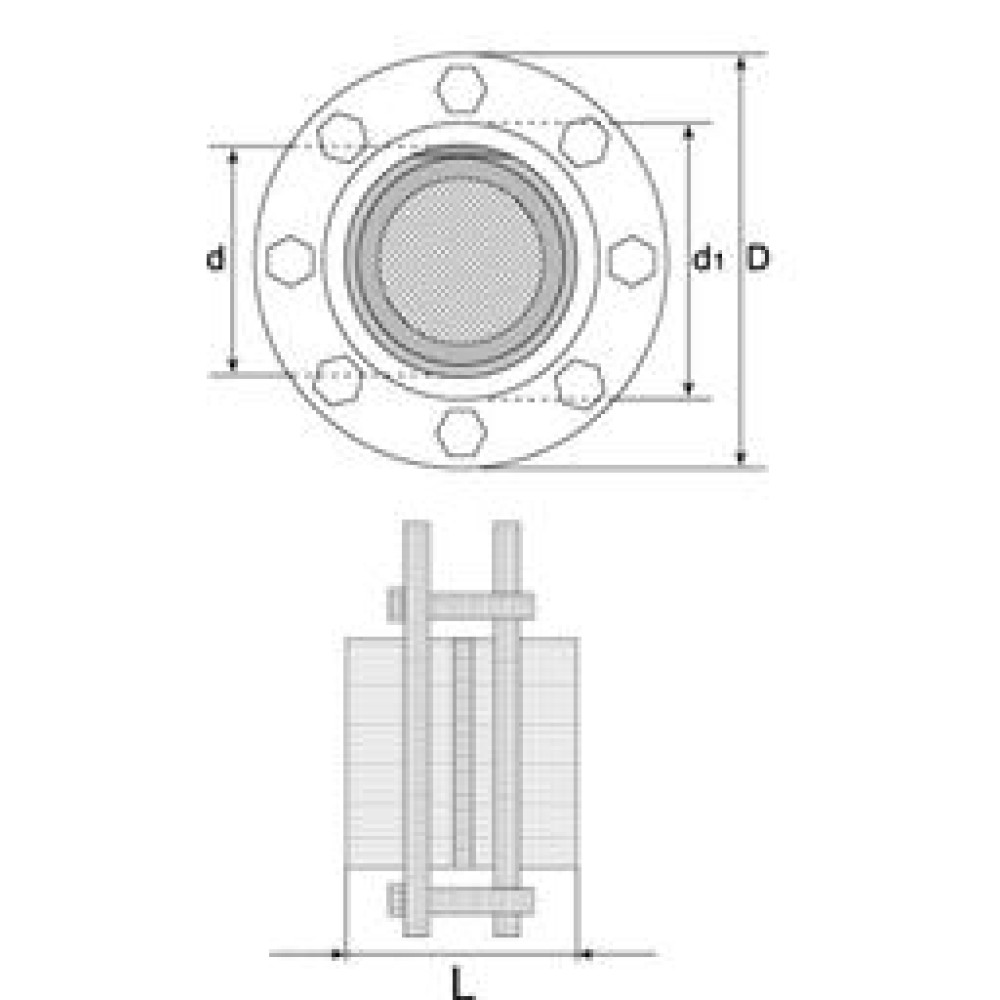Лепестковый клапан 75мм, PN10, Pimtas 221000752