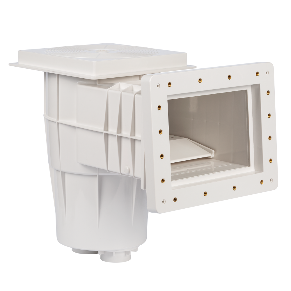 Скиммер LUX узкий для композитных бассейнов, с латунными вставками PG-04211BFWINC