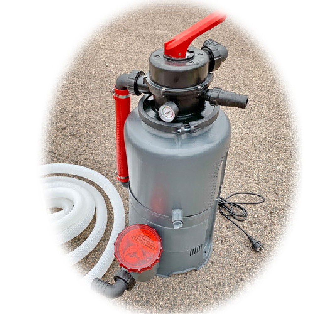 Станция фильтрации 6 м3/год, для 18 кг песка, Azuro 3EXB0438