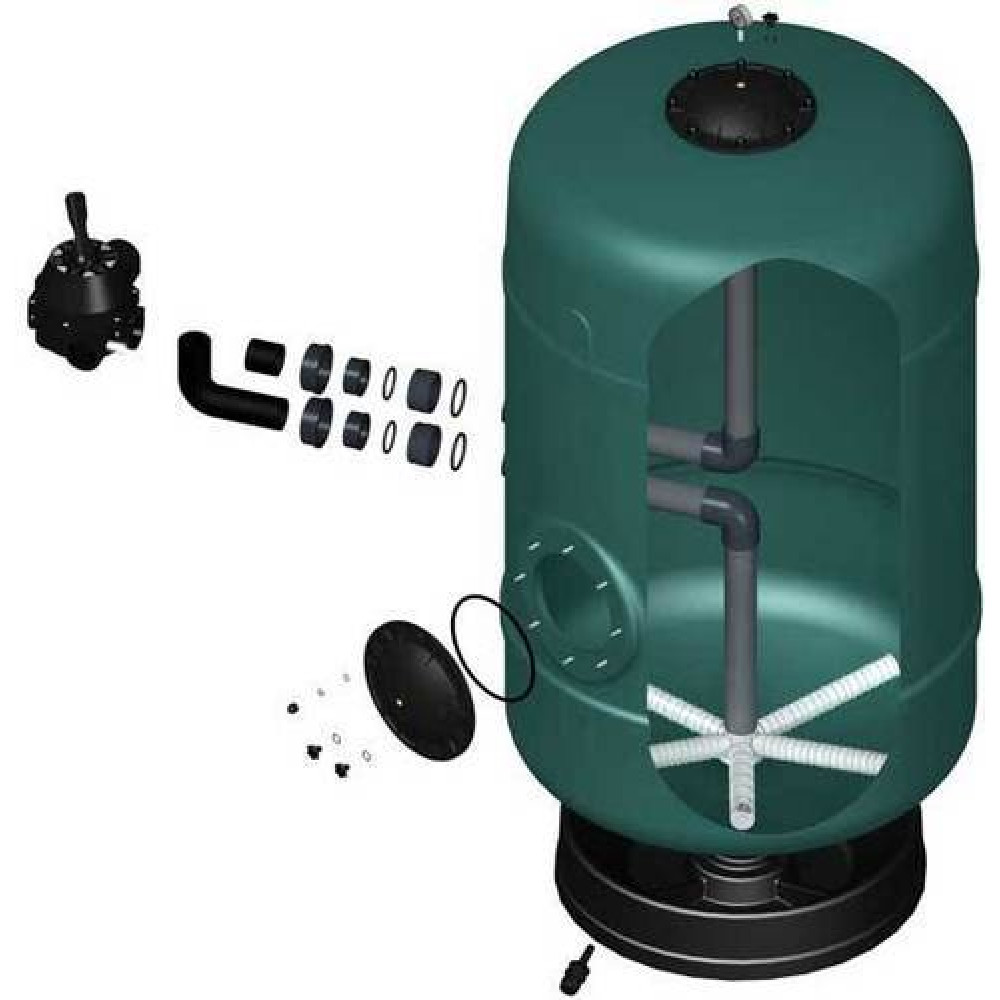 Фильтр PG series D.1000мм, 32-39 м3/ч, 63 мм, высота фильтрации 1м, с клапаном PG-021316HB