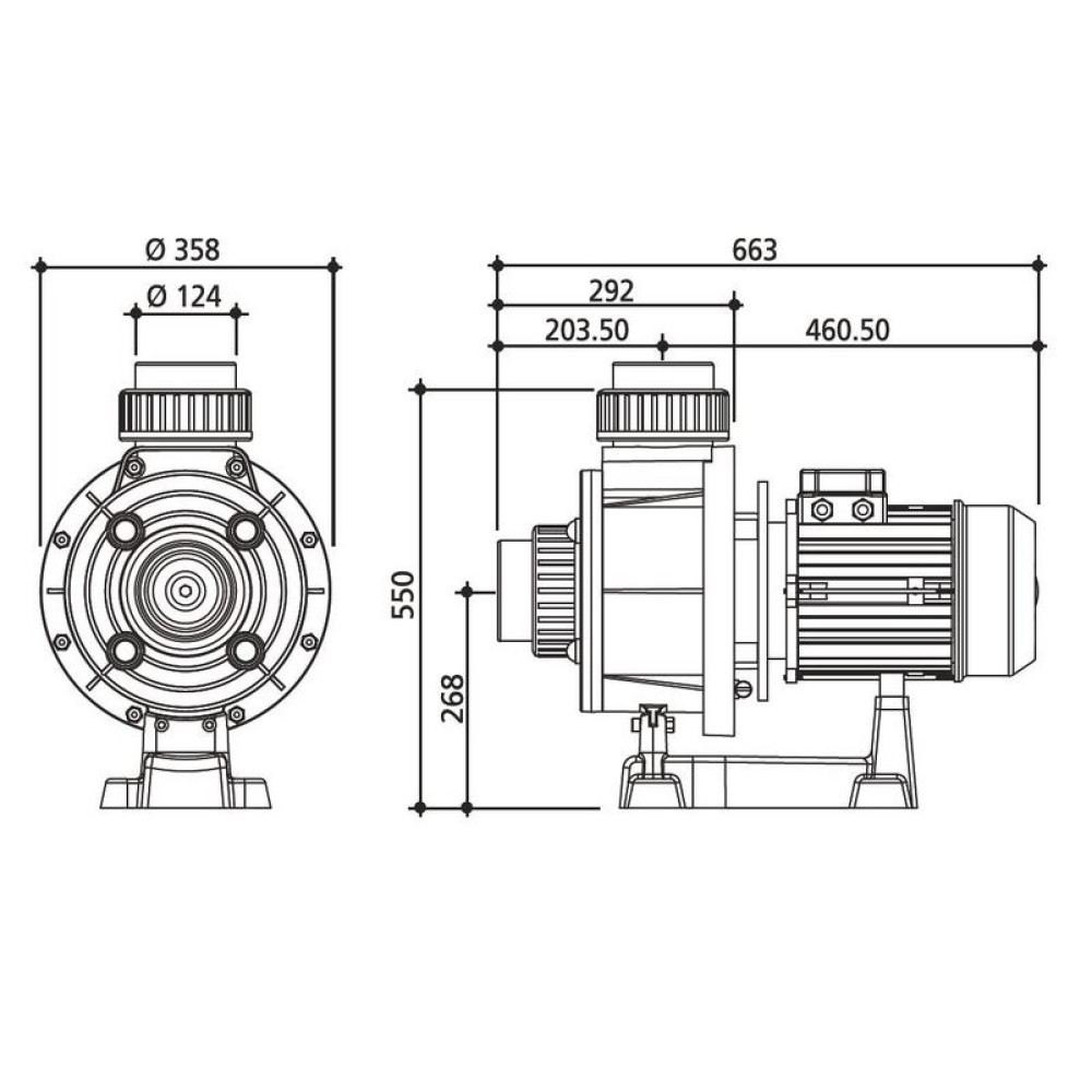 Насос FLOODER JET 300, 47 м3/ч 220В, 10.4А, 2.29кВт, без префильтра, 2850 об/мин PG-0111FLJ30M