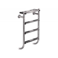 Лестница (нижняя часть) с широкой ступенькой нержавеющая, 4 с, AISI 304 PG-0311713EU