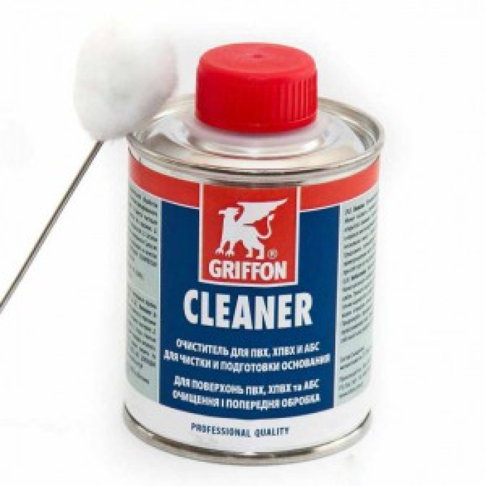 Очиститель GRIFFON для ПВХ, 0.250л CLEAN-0.250