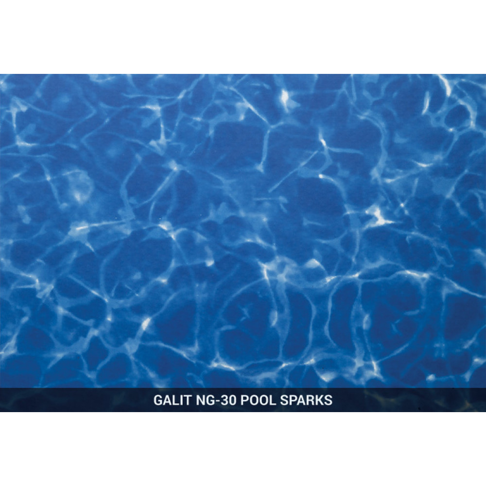 Мембрана синий мрамор Pool Sparks Galit, 1.65м с лаковым покрытием, армированная OgenFlex 327073444001
