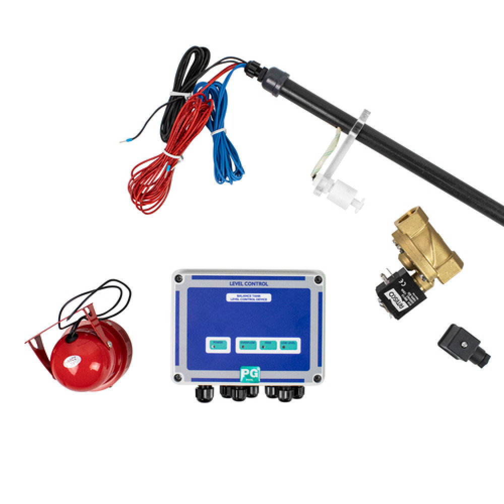 Контроль уровня воды в переливной емкости, аналог системы на 9 датчиков PG-050743