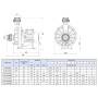 Насос PG PUMPEX-JET 30-32м3/ч 380В, 4.9А, 1.86кВт для водопада и массажных устройств PG-0111PXJ300T