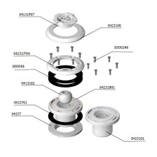 Фланец для боковой форсунки PG-04231P04