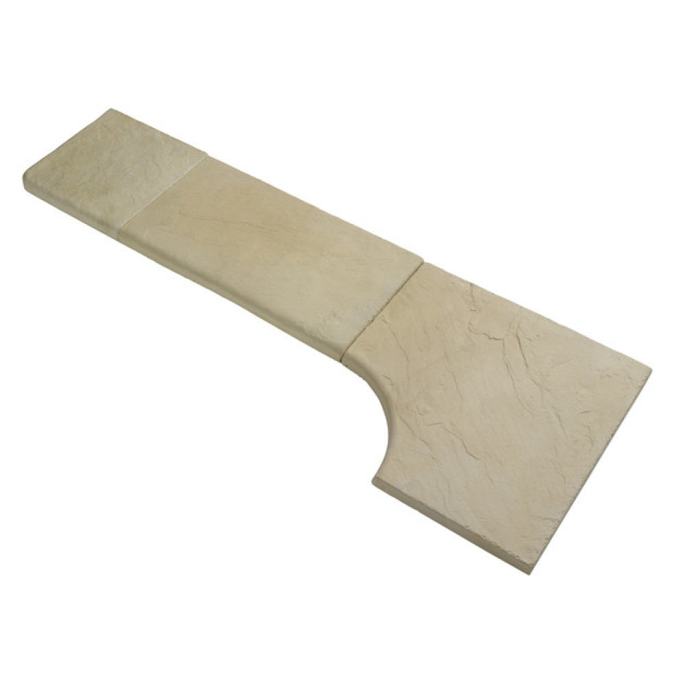 Угол внутренний CALCARA R18, 52х52 см, тон Gris 310465