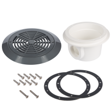 Донный слив под лайнер, со вставной крышкой, Антрацит PG-04241T2A