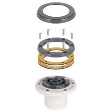 Форсунка боковая под лайнер с латунными вставками, Антрацит PG-04231BTPA