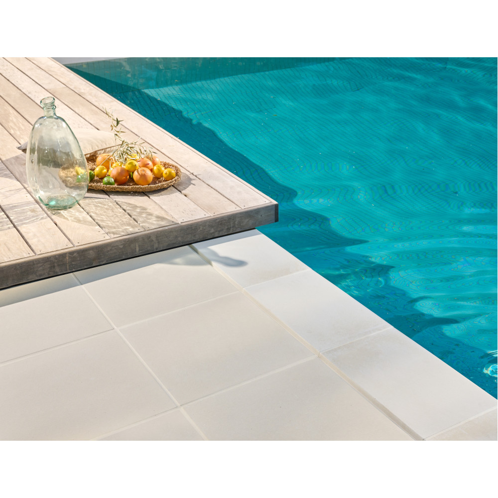 Камень террасный 50х50х2.4см, гамма Piana, тон белый, м2 310149