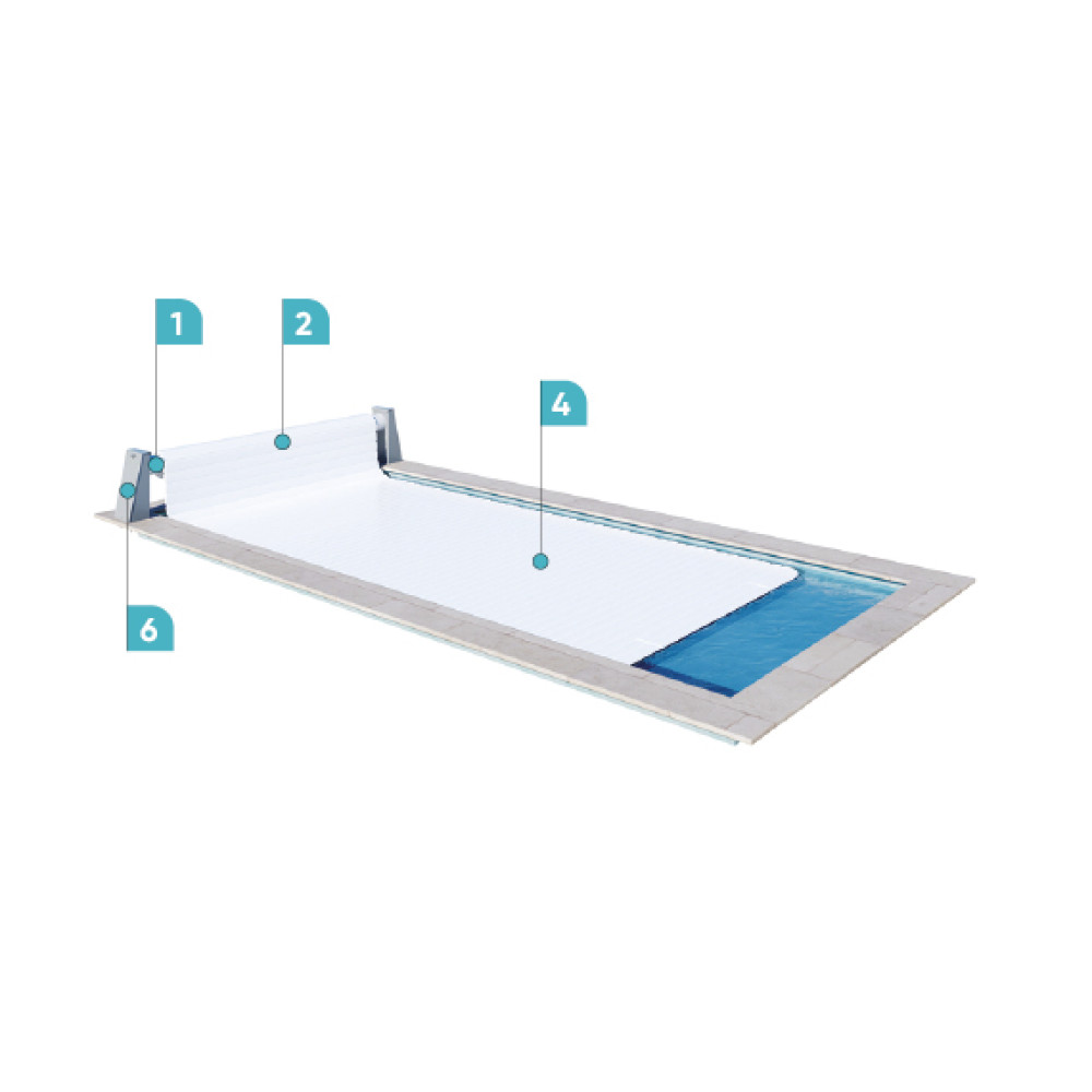 Роллета надводная RollEasy2 max 8х14м (Франция) RollEasy2