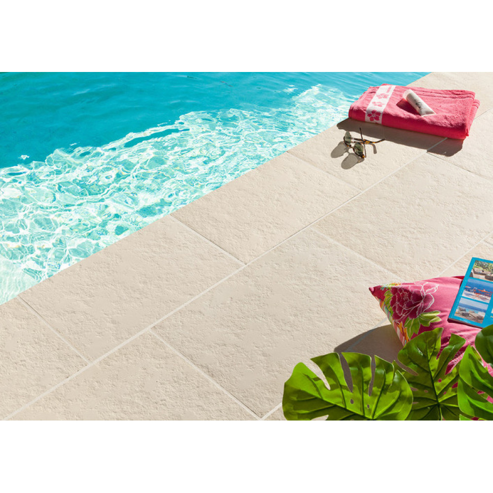 Камень 33 бортовой 50х33х3см, Luna, тон Gris 310362