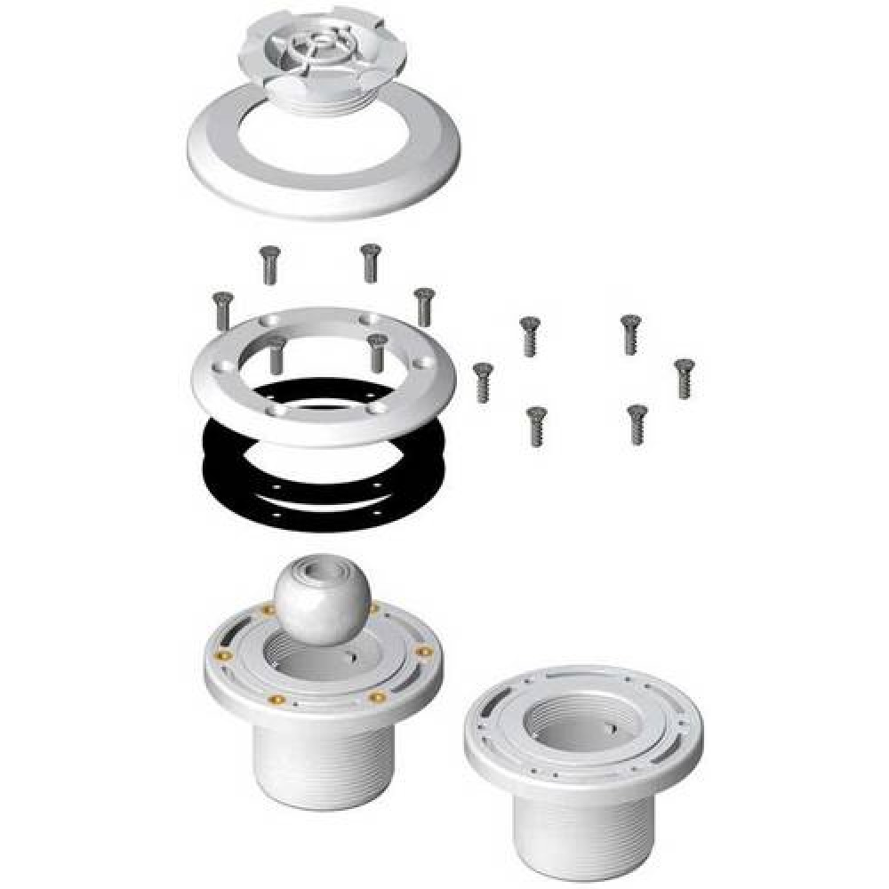 Форсунка боковая под лайнер с латунными вставками PG-04231BTP