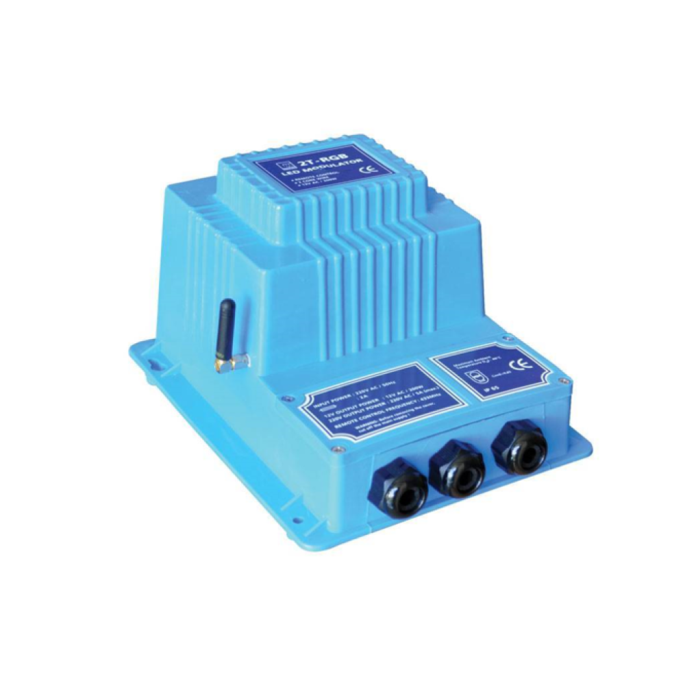 Синхронизация RGB ламп трансформатор/модулятор герметичный, в комплекте с пультом, 200Вт/220-12В PG-05092A