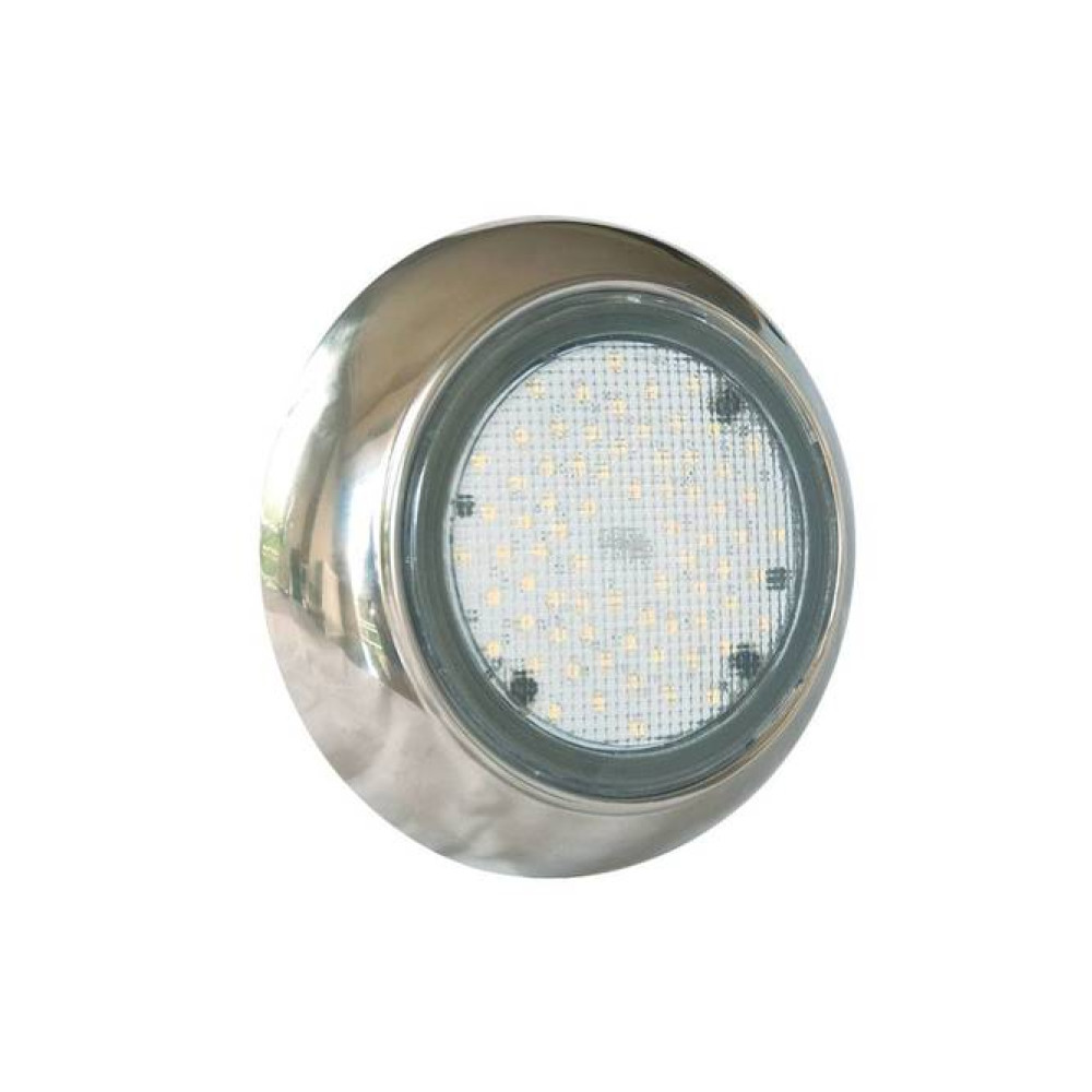 Прожектор AISI 316 125мм накладной mini Clicker 36LED, 6Вт, 12В нержавеющий PG-051181SS01