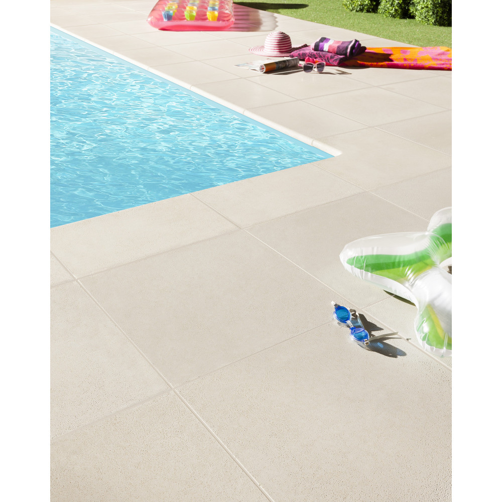 Камень террасный 50х50х2.5см, гамма Rustique bullee, тон Pierre, м2 310023