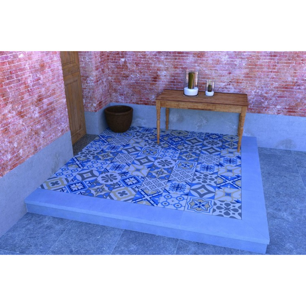 Камень террасный 60х60х3 см, гамма MOSAIC (Мозаика), тон Arabica, единица измерения м2 239365