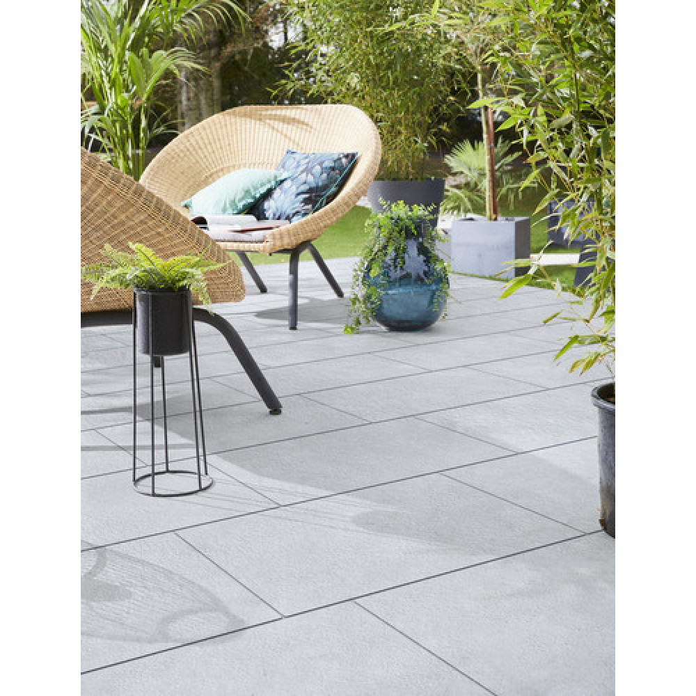 Камень 75х45х3,5см террасный GHISA, тон Gris 310436