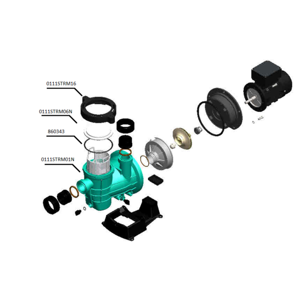 Корпус насоса STREAMER MINI PG-0111STRM01N