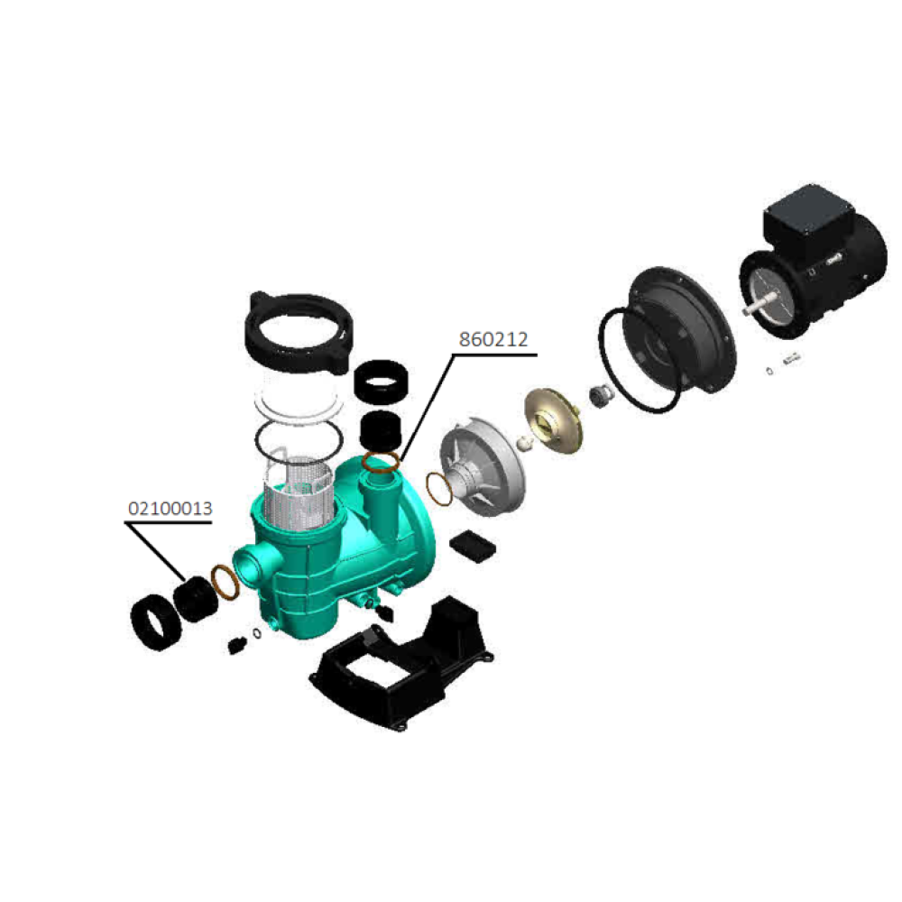 Прокладка гайки подключения насоса STREAMER 2010 PG-860212