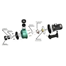Импиллер (крыльчатка) насоса FLOODER JET 0111FLO45 PG-0111FLO09