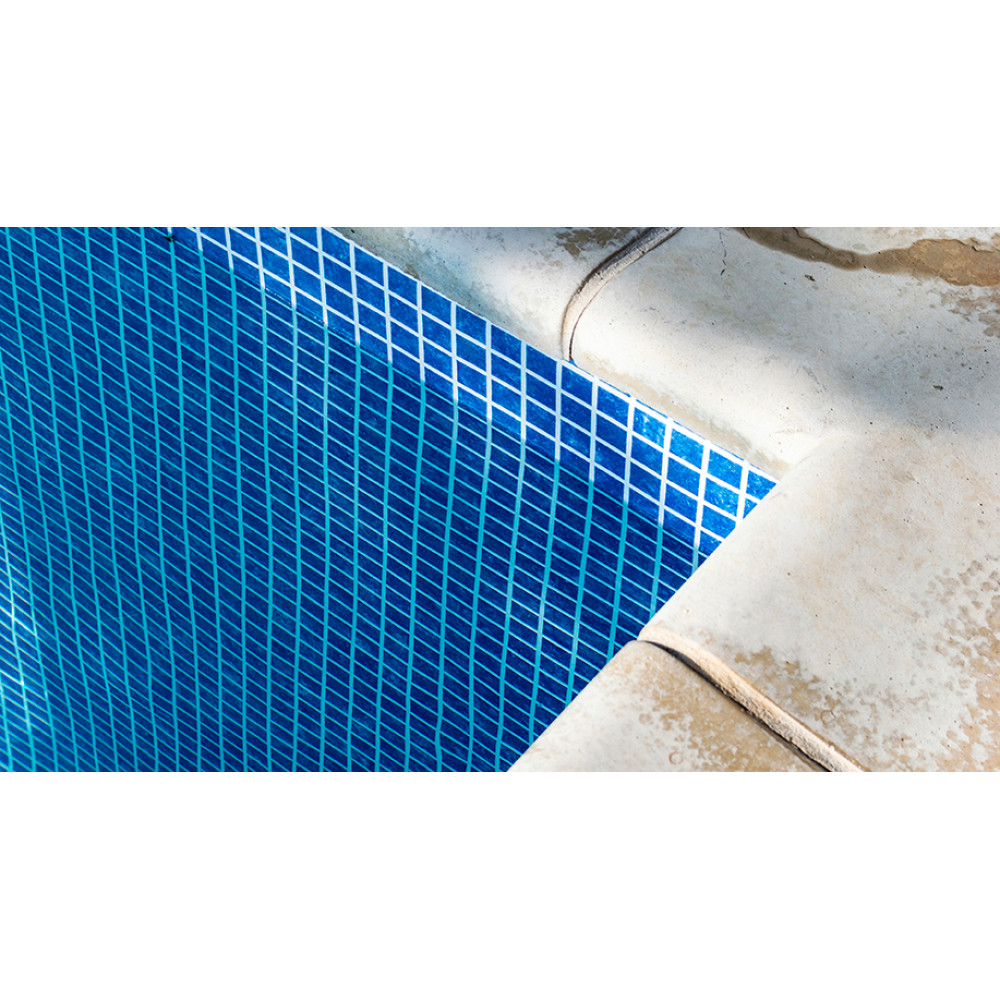 Армированная мембрана StoneFlex, синяя мозаика MATRIX BLUE, 1,65 с лаковым покрытием MATRIX BLUE