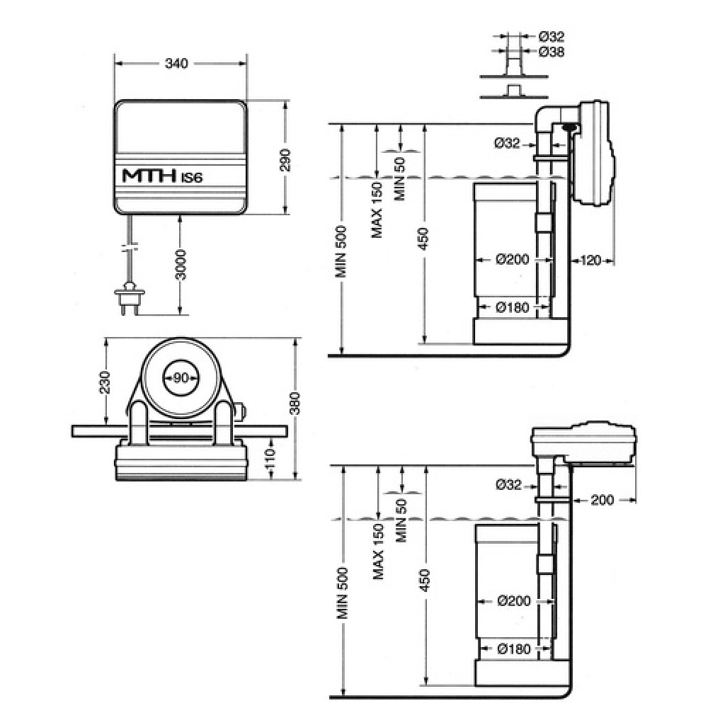 Навесной блок фильтрации IS-6, 5м3/год, Германия 203114