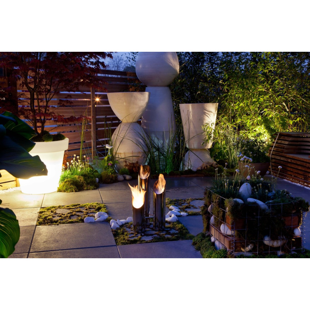 Камень террасный 60х60х4 см, гамма Romantic (Романтик), тон Perla, единица измерения м2 312609