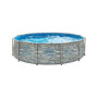 Бассейн каркасный 4,88х1.22м без фильтра, AZURO SWING Stone design 3EXB0602