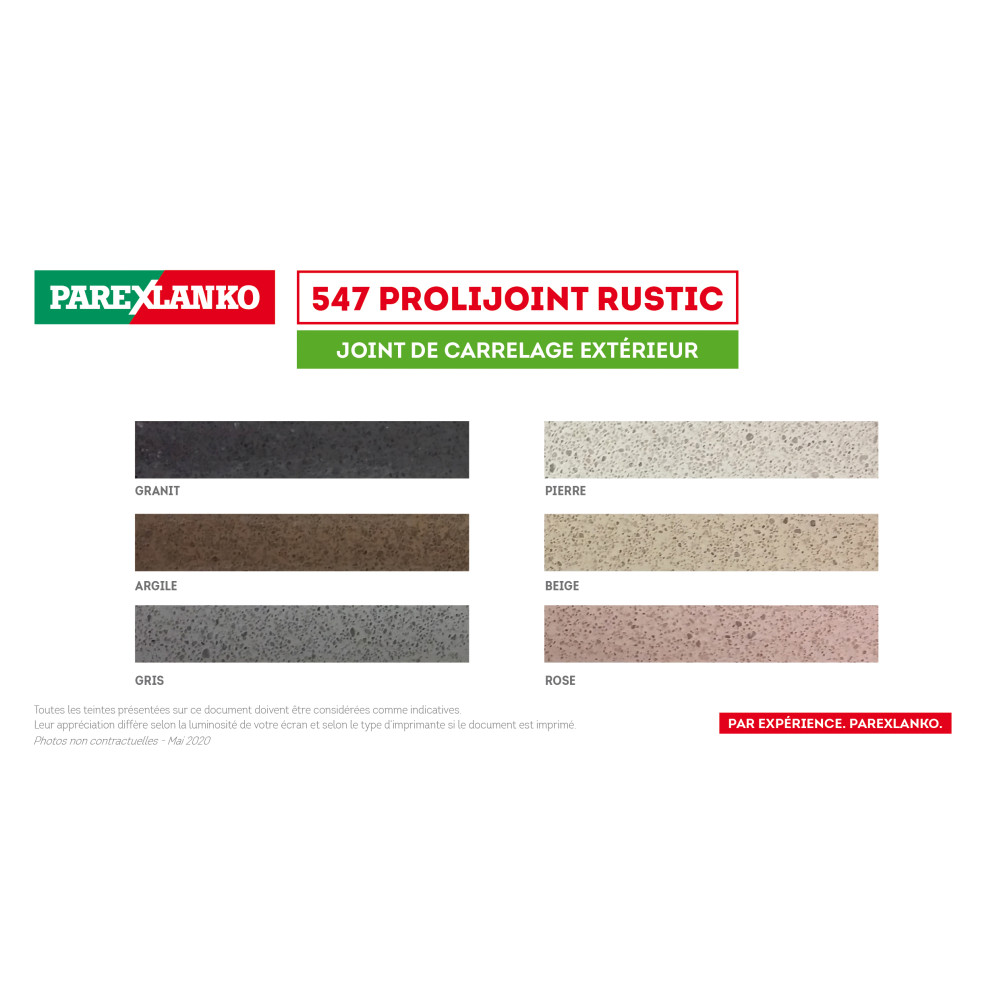Затирка 547 тон Gris (Сірий), 25кг PROLIJOINT RUSTIC  580015